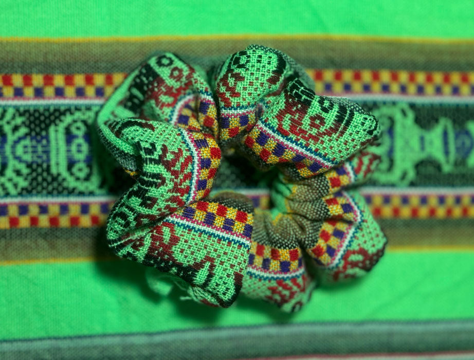 Aguayo Scrunchie Green